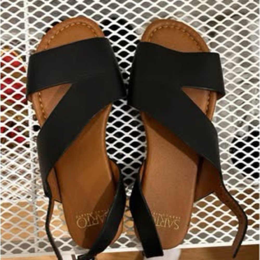 SARTO By Franco Sarto Black Sandals
